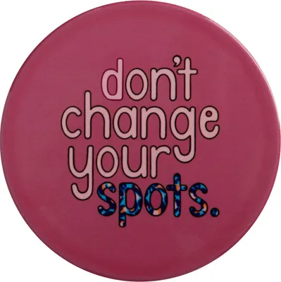 Productafbeelding van Maxwell & Williams Onderzetters "Be Kind - Don't Change Your Spots", drinkonderzetters, keramiek, frambozenroze, 10 cm, DU0375
