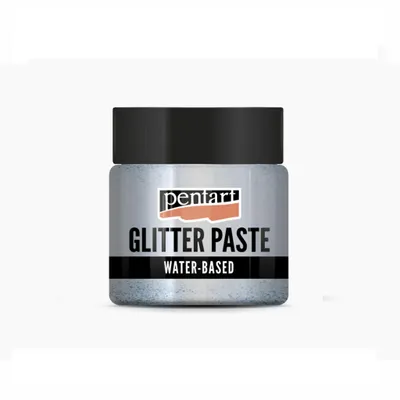 Immagine prodotto di PENTART Glitter in pasta, 50 ml, argento