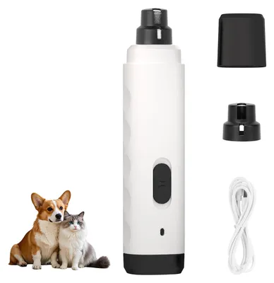 Produktbild von Silent Pro Haustier-Nagelschleifer – USB Wiederaufladbar, 40 dB Leise & Schmerzfrei, Nagelpflege für Kleine, Mittlere & Große Hunde & Katzen