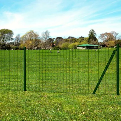 Zdjęcie produktu dla vidaXL Eurofence stalowy 25 x 1 m zielony