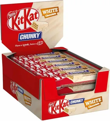 Obrázek produktu pro KitKat 12556997 KitKat Chunky white Schokoriegel 24x 40,0 g