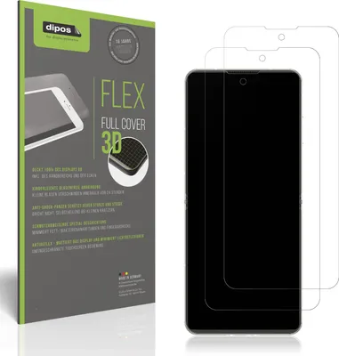 Produktbild von 2x Full Cover Schutzfolie matt für Nubia Flip 5G Panzerfolie Anti-Shock