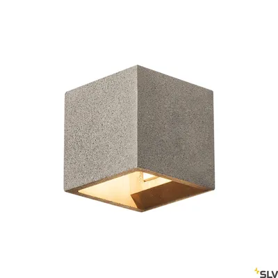 Produktbild von SLV 1000911 SOLID CUBE Wandleuchte QT14 schwarzer Sandstein max. 25W
