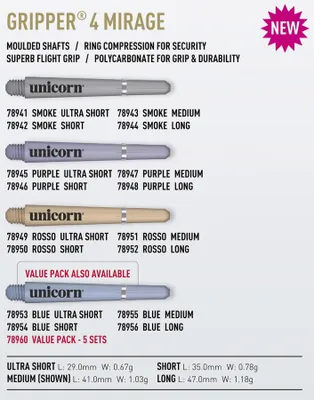 Produktbild von Unicorn Gripper 4 Mirage Shaft