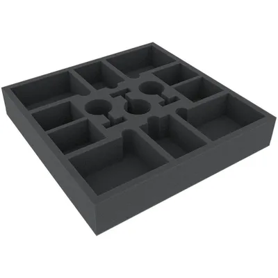 Obrázek produktu pro Pěnová vložka 285 × 285 × 50 mm s 13 přihrádkami na stolní hry