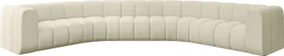 Produktbild von ALTDECOR Modulares Sofa Ecksofa in U-Form - Lazro-U1 - 373x373x70 cm Beige - Corner modular Sofa Eckcouch Couch Wohnlandschaft Cauchsofa Bodensofa Polstersofa