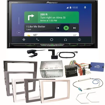 Produktbild von Pioneer AVH-Z9200DAB Carplay Einbauset für Opel Astra H Corsa D Zafira B Antara