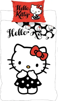 Produktbild von Hello Kitty Black Dress Kinderbettwäsche 100x135