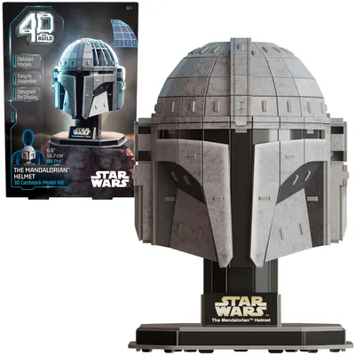 Obrázok produktu pre 4D Build Star Wars The Mandalorian Helm, 88 kusov, Televízia / filmy, 12 rok / roky
