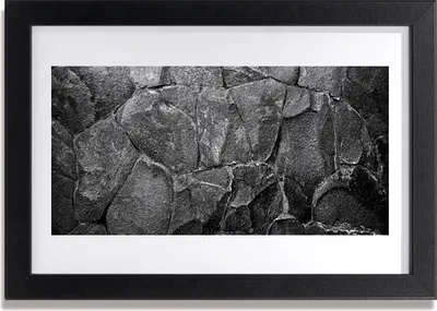 Produktbild von Bild 30x20 MDF-Rahmen Wandkunst Natur Felsen