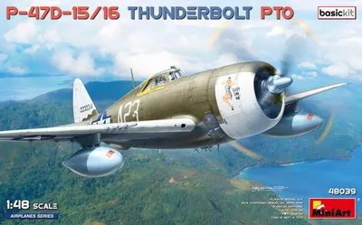Produktbild von MINIART MA48039 Republic P-47D-15/16 Thunderbolt PTO - Basic Kit