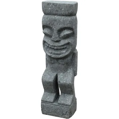 Produktbild von Stonox Tiki Figur Jalna Basanit frostbeständig 19 x 28 x 100 cm