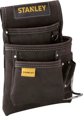Produktbild von STANLEY Werkzeugtasche, Hammertasche STST1-80114 - aus echtem Büffelleder  - großer Stauraum