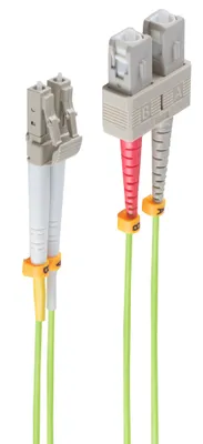 Immagine prodotto di shiverpeaks BS07-530315 shiverpeaks BASIC-S cavo patch in fibra ottica LC-SC duplex, OM5, 2,0 m