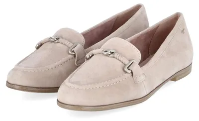 Immagine prodotto di Tamaris, ciabatte da donna color taupe, in pelle scamosciata, taglia: 39