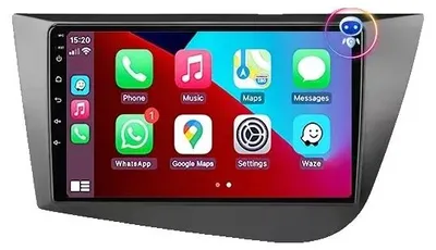 Image de Système multimédia, écran tactile, compatible avec la Seat Leon 2 MK2 2005-2012, T3L Plus-MIC-CAM