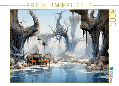 Produktbild von CALVENDO Puzzle Auf dem Eis | 1000 Teile Lege-Größe 64x48cm Foto-Puzzle für glückliche Stunden