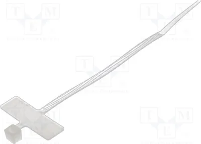 Produktbild von 100x Kabelbinder mit beschreibbarer Oberfläche L: 100mm W: 2,5mm BMT21025 Kabelbinder