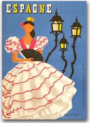 Produktbild von Poster - Canvas - Leinwand - 59,4 cm x 84,1 cm - Fotoposter - Leinwandkunst - Spanien