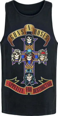 Produktbild von Guns N' Roses Tank-Top Herren Appetite For Destruction schwarz L