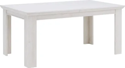 Produktbild von Furniture24 Tisch Kashmir KSMT40, Küchentisch, Esstisch ausziehbar 160-207 cm Pinie Weiß