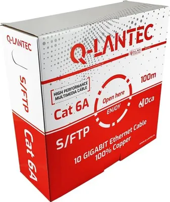 Obrázok produktu pre Q-LANTEC S/FTP cat.6A network cable twisted pair LSOH