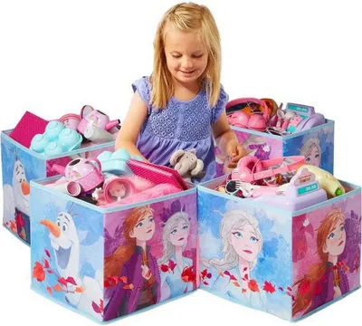 Produktbild von Aufbewahrungskästen Spielzeug Blau Für Kinder