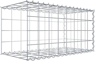 Produktbild von Anbaugabione Typ 2 80 cm x 40 cm x 40 cm (L x H x T), Maschenweite 10 cm x 10 cm, Spirale
