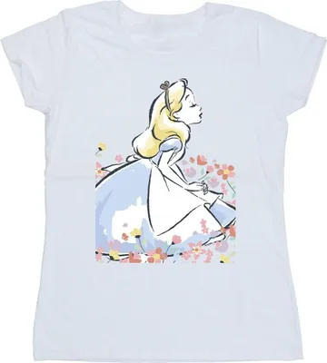Produktbild von Disney - "Alice in Wonderland" T-Shirt für Damen BI7084 (XL) (Weiß)