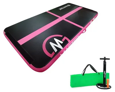 Produktbild von Airtrack Akrobatikbahn MASTER 200 x 100 x 10 cm - schwarz und pink
