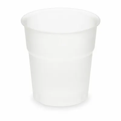 Produktbild von 100x Trinkbecher matt natur 100 ml 0,1 l aus Biokunststoff PLA ø 57mm