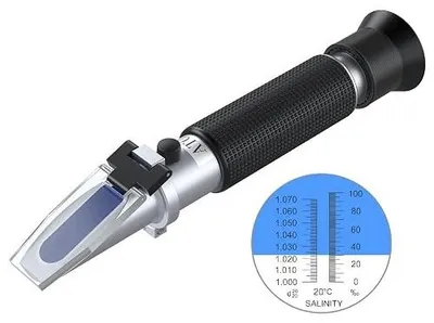 Zdjęcie produktu dla Refraktometr zasolenia automatyczna kompensacja temperatura akwarium