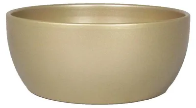 Produktbild von Floran Blumentopf - Schale - Perlgold - Keramik - innen - 22x10cm