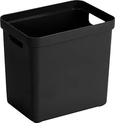 Produktbild von Sunware Aufbewahrungsbox - Kunststoff - schwarz - 25 Liter