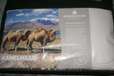 Produktbild von Künsemüller Kamelhaar Steppbett Decke 140 x 200 cm