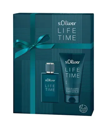 Produktbild von s.Oliver  Life Time Duo Set Men  Eau de Toilette Spray  30 ml / Duschgel 75 ml