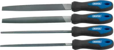 Obrázek produktu pro Sada pilníků DRAPER 200 mm 4-dílná