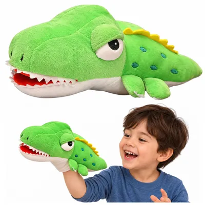 Obrázok produktu pre Plyšová bábka krokodíla maskota 30 cm