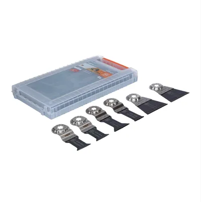 Produktbild von FEIN Best of E-Cut SL PLUS Zubehörset 6 tlg. ( 35222942050 ) Starlock Plus Sägeblätter für Multitool Oszillierer