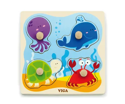 Obrázok produktu pre Viga Drevené puzzle - more