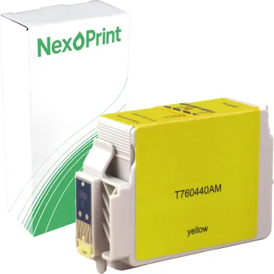 Produktbild von Druckerpatrone kompatibel zu Epson C13T760440 T7604 yellow SureColor SC-P 600