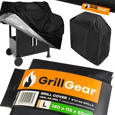 Produktbild von GrillGear Wasserdichte Grillabdeckung für Gasgrills, Langlebig