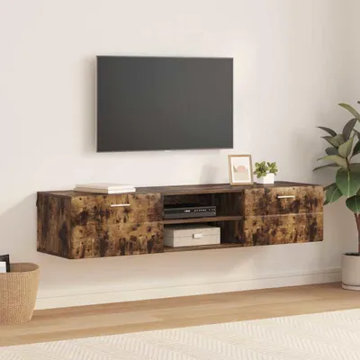 Produktbild von "Spring Sale"Holzschrank Geräucherte Eiche 150x39x30cm Holzwerkstoff NEU909396 - Wohnwände