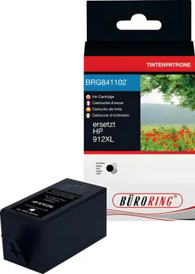 Produktbild von Tintenpatrone, ersetzt HP 912XL BK, 32ml, schwarz