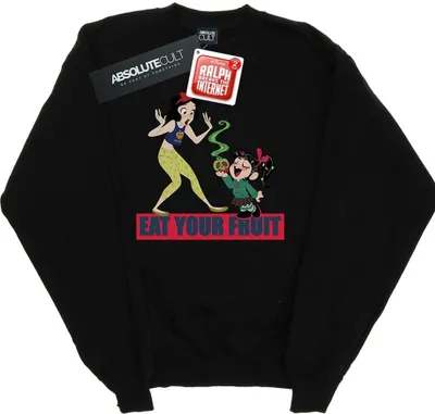 Image de Disney - Sweat-shirt pour homme « Wreck It Ralph Eat Your Fruit » BI48456 (XL) (noir)