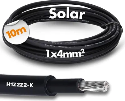 Immagine prodotto di Cavo solare da 10 m Lapp ÖLFLEX© SOLAR XLR-R 1X4  mm²  WH/BK