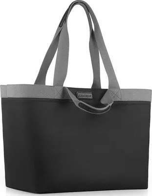 Productafbeelding van Famanu Shopper: Grote, waterdichte dameshandtas - zwart-grijs