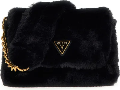 Produktbild von Guess SAMIA FLAP SHOULDER BAG BLACK
