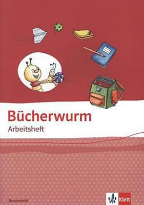 Obrázok produktu pre Bücherwurm Fibel. Arbeitsheft Druckschrift Klasse 1
