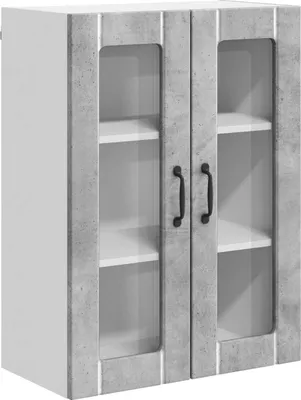 Produktbild von Wandglas-Schrank LUCCA Betongrau 60 x 31 x 80 cm Holzwerkstoff
